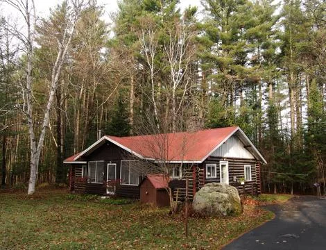 Home in the Adirondacks Stock Photos