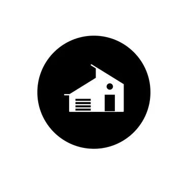 Home and building icon. Vector illustration. Stock Illustration