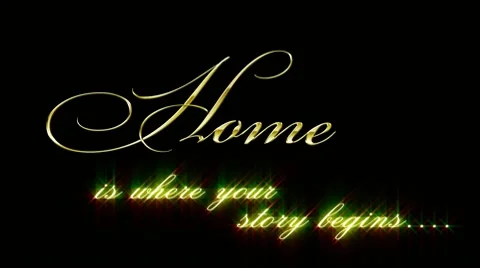 Home animation Stock Footage 10562844