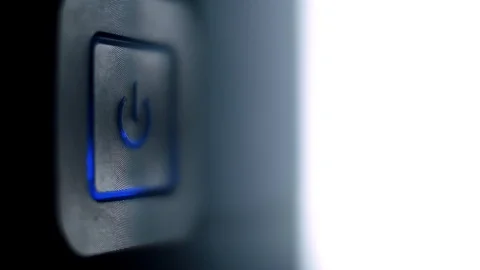 Home appliances button, computer power button Video stock 102661368