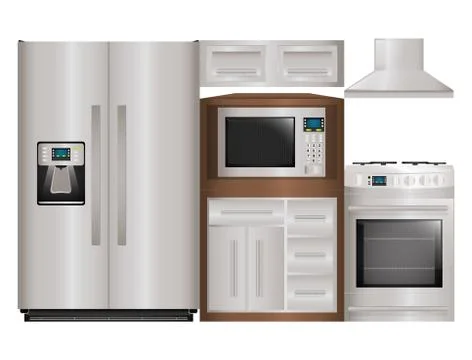 Home appliances design Stock Illustration