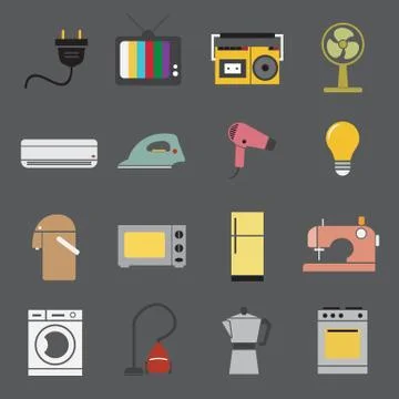 Home appliances icon Stock Illustration