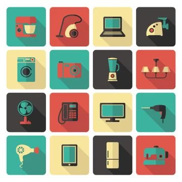 Home appliances Stock Illustration