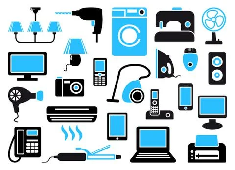 Home appliances Stock Illustration