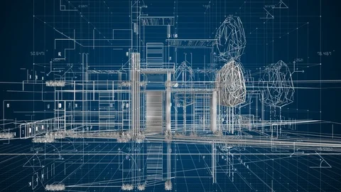 Home Architecture constructing and designing concept Stock Footage 116158887