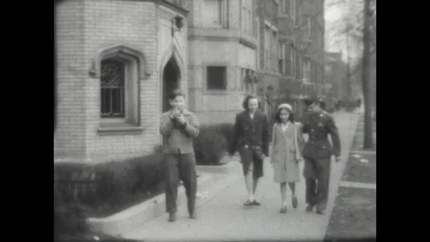 Home from the Army 1939 Stock Footage 114582848