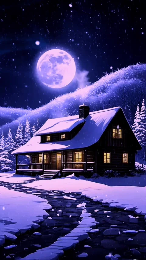 Home atmosphere in winter Stock Footage 272549382