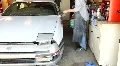 Home auto paint job HD Footage