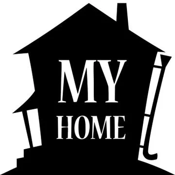 Home background Stock Illustration