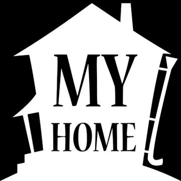 Home background Stock Illustration