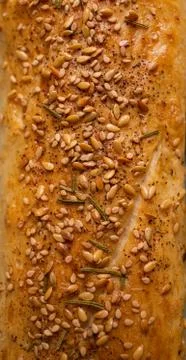 Home baked bread close up Stock Photos