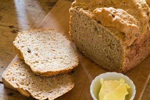 Home baked bread Stock Photos