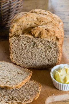 Home baked bread Stock Photos