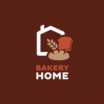 Home Bakery Logo Stock Illustration