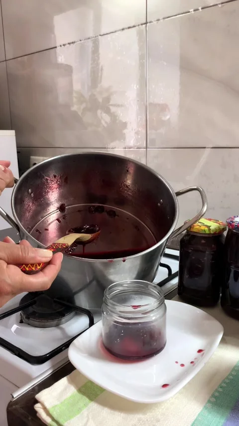 Home-based jam and dessert business Stock Footage 340255846
