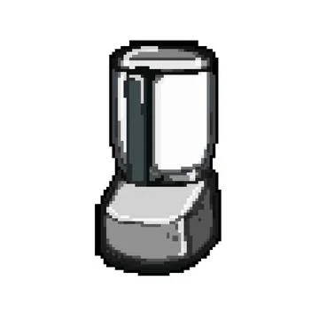 Home blender kitchen pixel art vector illustration Stock Illustration