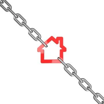 Home blocked Stock Illustration
