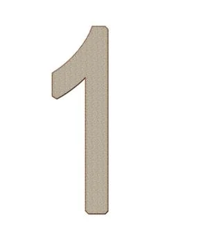 Home Bread Numbers 1 on White Background イラスト素材