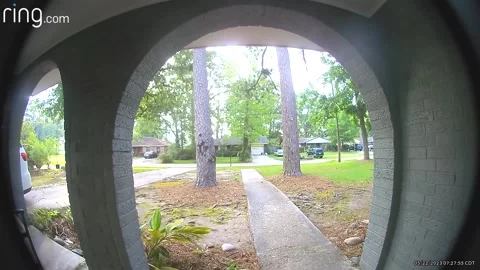 Home Break-In Attempt Caught On Doorbell Camera, Mandeville, Louisiana, USA - 26 Stock Footage 242208510