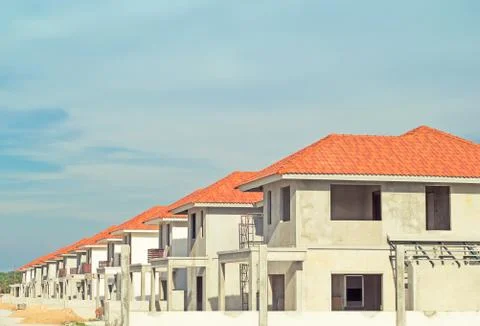 Home Building Construction 库存照片