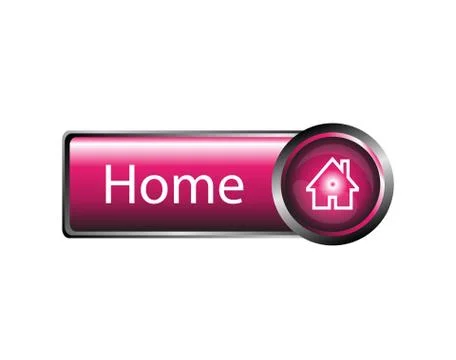 Home button design element vector Stock Illustration