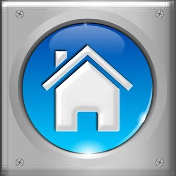 Home Button Stock Illustration
