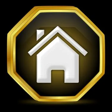 Home Button Stock Illustration