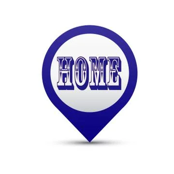 Home button vector Stock Illustration