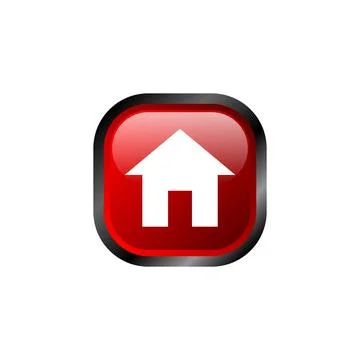 Home button web vector template Stock Illustration