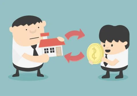 Home Buying Stock Illustration