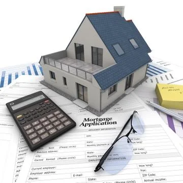 Home buying process Иллюстрация