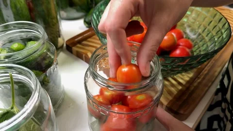 Home Canning Process Stock Footage 313363941