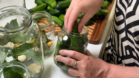 Home Canning Process Stock Footage 313364037
