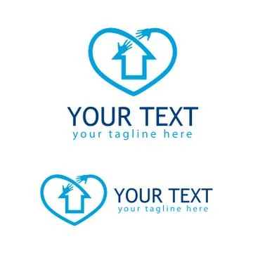 Home care logo Stock Illustration