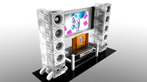 Home Cinema (HD) Stock Footage 7743429
