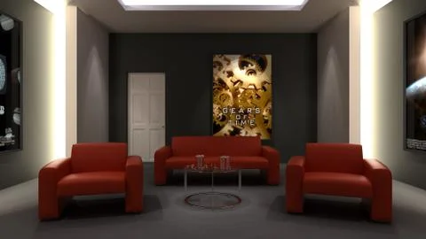 Home Cinema Stock Illustration