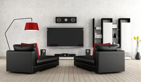 Home cinema Illustrazione stock