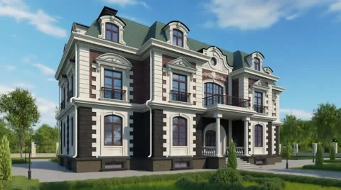 Home in classic style Stock Footage 64469843