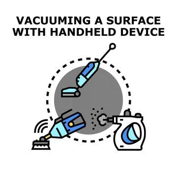 Home cleaning tools for everyday device maintenance Stock Illustration