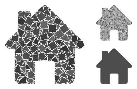 Home Composition Icon of Tremulant Elements Illustrazione stock