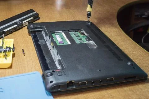 Home computer wizard. 스톡 사진