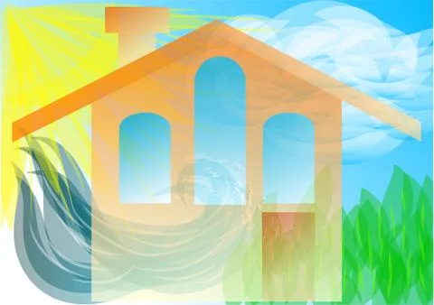 Home concept Stock Illustration