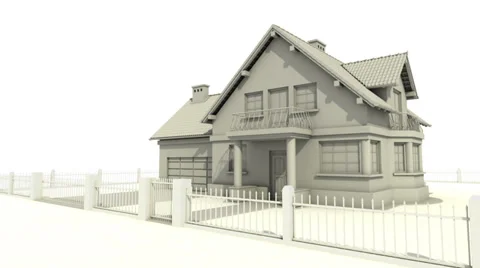 Home construction Stock Footage 30542624