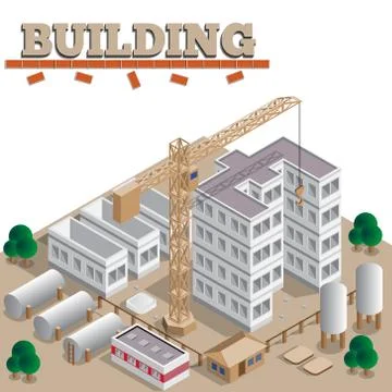 Home construction. Stock Illustration