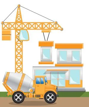 Home construction. Stock Illustration