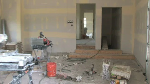 Home Construction Interior Vidéo 494055