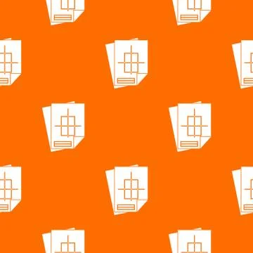 Home construction project pattern seamless Stock Illustration