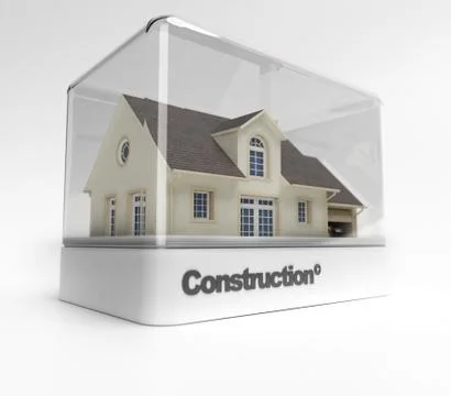 Home construction showcase Stock Illustration
