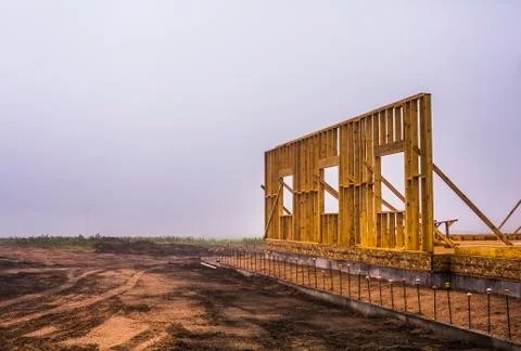 Home Construction Site Stock Photos