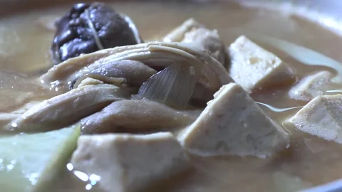 Home-cooked soybean paste soup. Stock Footage 294166748